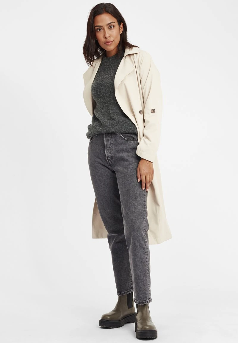 Oxmo OXGIANNA - Jersey De Punto - Dark Grey Melange , Mujer 4 Oxmo OXGIANNA - Jersey De Punto - Dark Grey Melange , Mujer - Image 2