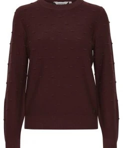 Oxmo OXDOTTA - Jersey De Punto - Chocolate Truffle, Mujer -Oxmo Elegante tienda 49fb5fa5dd614921b7c46e25d2a66fd9