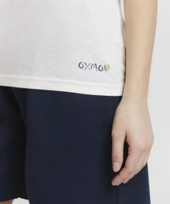 Oxmo PINA - Top - Cloud Dancer , Mujer -Oxmo Elegante tienda 4d596ed8cdb04a65bed571dff4e1c0f8