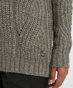 Oxmo OXCLEA - Chaqueta De Punto - Medium Grey Melange , Mujer -Oxmo Elegante tienda 4d6f96e91d314ebfb93af05430ca9557