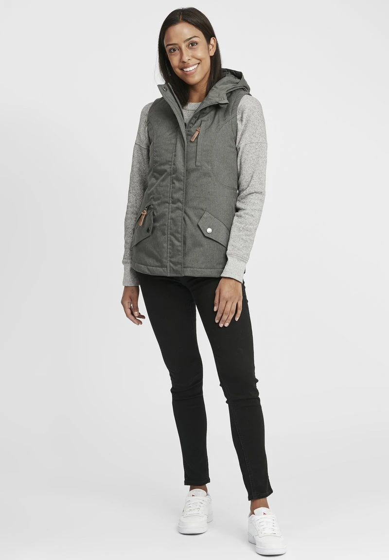 Oxmo OXBELLISSA - Chaleco - Dark Grey , Mujer 4 Oxmo OXBELLISSA - Chaleco - Dark Grey , Mujer - Image 2