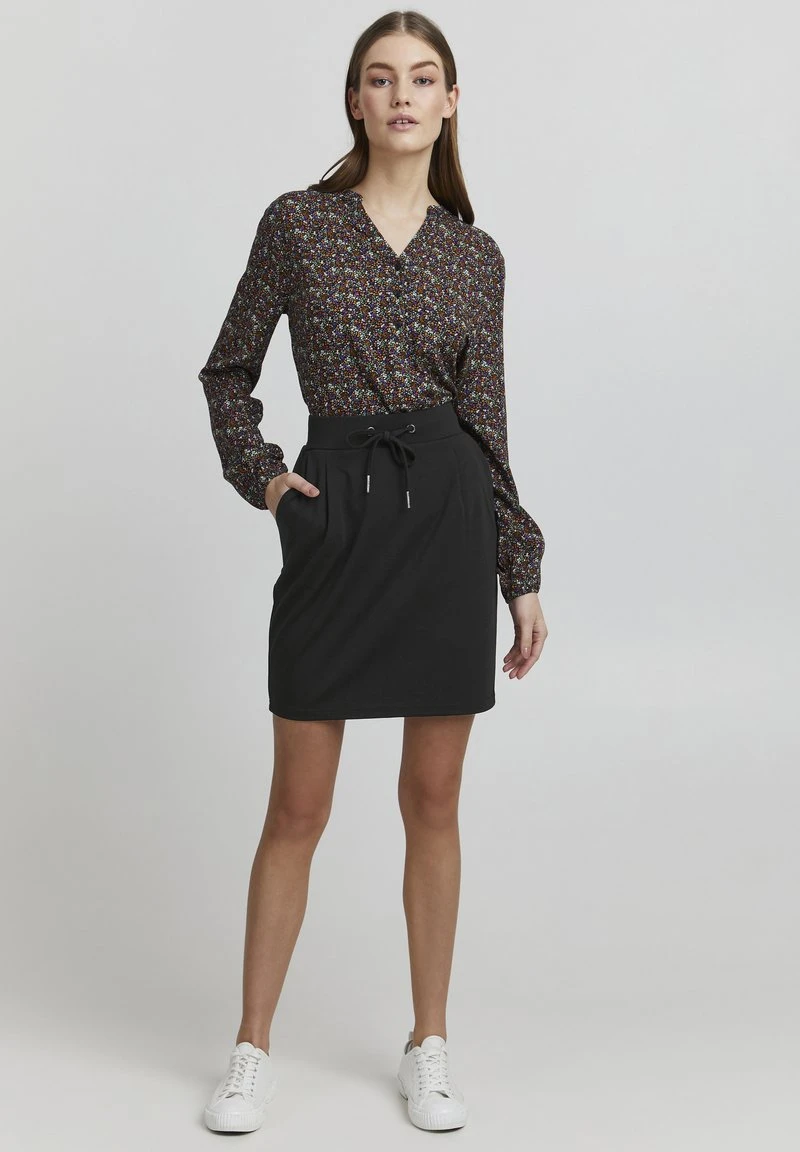 Oxmo OXARNA - Falda Acampanada - Black , Mujer 4 Oxmo OXARNA - Falda Acampanada - Black , Mujer - Image 2