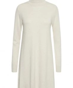 Oxmo WINALA - Vestido De Punto - Oyster Grey Melange , Mujer -Oxmo Elegante tienda 5212a2b720614827a0e63c863bc5e849