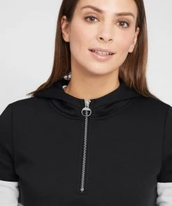 Oxmo OXOMARA - Jersey Con Capucha - Black, Mujer -Oxmo Elegante tienda 5265fb1db6c54b52a8b2c79cfd6e9655