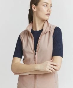 Oxmo RAGNARA - Chaleco - Mahogany Rose , Mujer