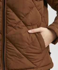 Oxmo OXSTACIE - Chaqueta De Invierno - Tortoise Shell, Mujer -Oxmo Elegante tienda 53cc21f96a41457abb2d956c7d3aca7c