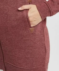 Oxmo OXVICKY - Sudadera Con Cremallera - Wine R Mel , Mujer -Oxmo Elegante tienda 545c92c2ba7648a2a9760e420700d6d5