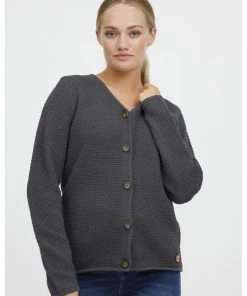 Oxmo OXHELGA - Chaqueta De Punto - Pewter , Mujer