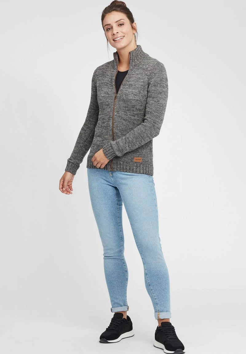 Oxmo OXPHENIX - Chaqueta De Punto - Dark Grey , Mujer 4 Oxmo OXPHENIX - Chaqueta De Punto - Dark Grey , Mujer - Image 2