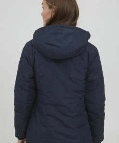 Oxmo OXJYTTE - Chaqueta De Entretiempo - Dark Blue , Mujer -Oxmo Elegante tienda 587bb859af814632b7a80e5cb4c7bff8