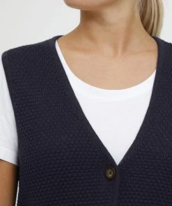 Oxmo OXHEIDI - Chaleco - Total Eclipse , Mujer -Oxmo Elegante tienda 5a038a55fb8c4fe982fb07451110bf00