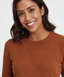 Oxmo OXSARAH - Jersey De Punto - Cinnamon, Mujer -Oxmo Elegante tienda 5bc520e693bf4e5d863b86871fe9e914