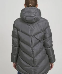 Oxmo OXNAARA - Abrigo De Invierno - Iron Gate, Mujer -Oxmo Elegante tienda 5c8e2c4e06034922b84cb135db5e6dd7