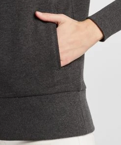 Oxmo OXPUJA - Jersey Con Capucha - Dark Grey Melange, Mujer -Oxmo Elegante tienda 5da68c6789754f51a23638f1b62fb971