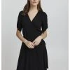 Oxmo OXEMBLA - Vestido Informal - Black , Mujer