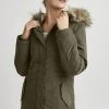 Oxmo OXLOKA - Abrigo De Invierno - Ivy Green , Mujer -Oxmo Elegante tienda 6025cc10114b49f5b2d4ac17bd7a2a80