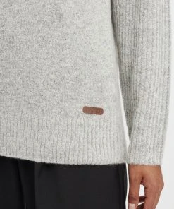 Oxmo OXGIANNA - Jersey De Punto - Light Grey Melange, Mujer -Oxmo Elegante tienda 617b50eb89d54e76ad21d19770b82053