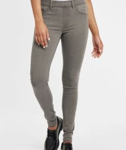 Oxmo OXGESINE - Vaqueros Pitillo - Pewter , Mujer