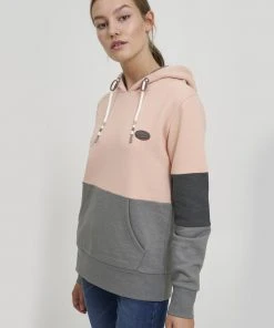 Oxmo OXKATHRINE - Jersey Con Capucha - Mahogany Rose, Mujer