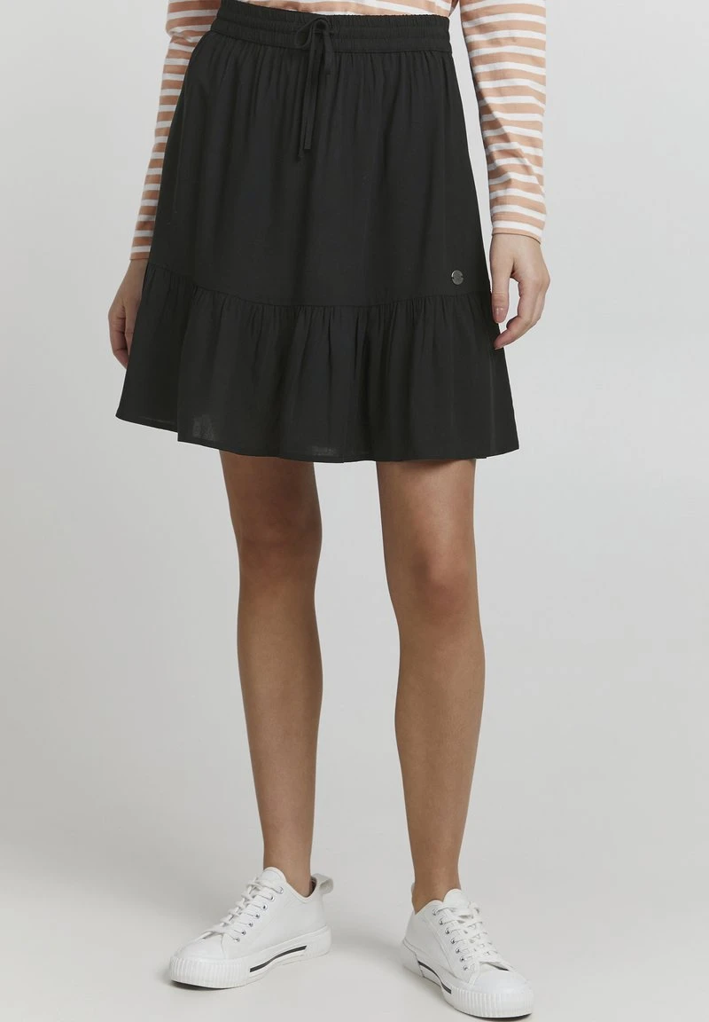 Oxmo OXEIRA - Falda Acampanada - Black , Mujer 3 Oxmo OXEIRA - Falda Acampanada - Black , Mujer