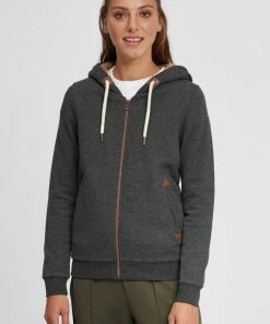Oxmo OXVICKY - Sudadera Con Cremallera - Dar Grey M , Mujer