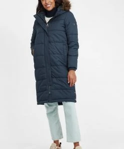 Oxmo OXWALESKA - Abrigo De Invierno - Insignia Blue , Mujer -Oxmo Elegante tienda 6459fe214ac14dedbe60e167f0c78ce2