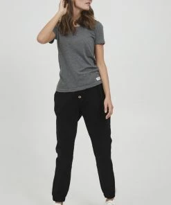 Oxmo OXCONZI - Pantalones - Black , Mujer