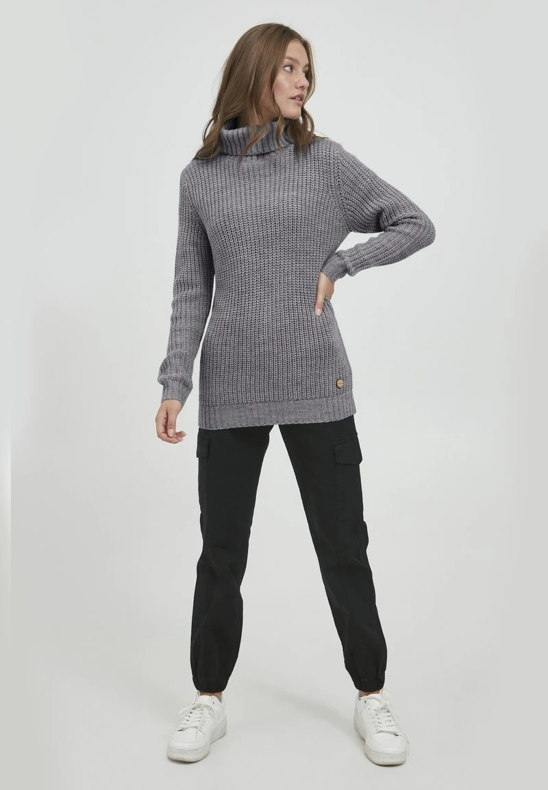 Oxmo OXNANNA - Jersey De Punto - Medium Grey Melange, Mujer 4 Oxmo OXNANNA - Jersey De Punto - Medium Grey Melange, Mujer - Image 2