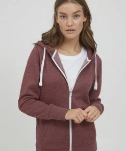 Oxmo OXOLINDA - Chaqueta De Punto - Wine Red M , Mujer