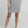 Oxmo BIRGA - Falda De Tubo - Light Grey Melange, Mujer -Oxmo Elegante tienda 6ddb72e662964e018abf9ddcdea846ef