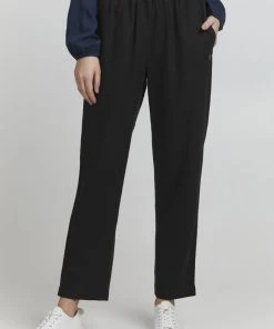 Oxmo ALFA - Pantalones - Black , Mujer
