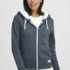 Oxmo OXBINJA - Sudadera Con Cremallera - Insignia Blue Melange , Mujer 2 Oxmo OXBINJA - Sudadera Con Cremallera - Insignia Blue Melange , Mujer -Oxmo Elegante tienda 70245c040e18471382a1e31065727f6a