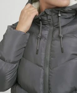 Oxmo OXNAARA - Abrigo De Invierno - Iron Gate, Mujer -Oxmo Elegante tienda 7083aa3265414d34b6ecdfa63da79fae