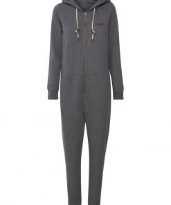 Oxmo OXOVA - Mono - Grey Mel , Mujer -Oxmo Elegante tienda 726bdf690d7f4962a2a0487cc67b4c98