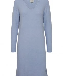 Oxmo OXIDA - Vestido De Punto - Brunnera Blue Melange , Mujer 13 Oxmo OXIDA - Vestido De Punto - Brunnera Blue Melange , Mujer -Oxmo Elegante tienda 738076b77ed04229912d98df6b135426