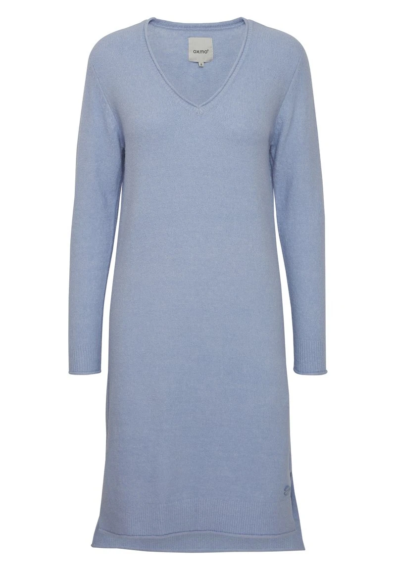 Oxmo OXIDA - Vestido De Punto - Brunnera Blue Melange , Mujer 8 Oxmo OXIDA - Vestido De Punto - Brunnera Blue Melange , Mujer - Image 6