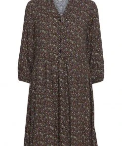 Oxmo Vestido Informal - Burnt Orange Mix , Mujer -Oxmo Elegante tienda 73c892c6f89d43d8badc11c1a2564d72