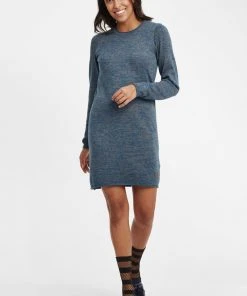 Oxmo OXDANIELLE - Vestido De Punto - Ensign Blue , Mujer
