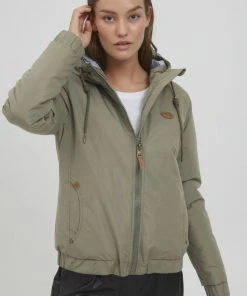 Oxmo OXTANJA - Chaqueta De Entrenamiento - Dusty Olive , Mujer