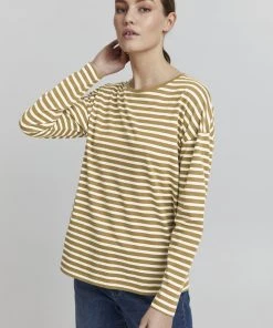 Oxmo Camiseta De Manga Larga - Kelp , Mujer