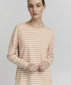 Oxmo Camiseta De Manga Larga - Mahogany Rose , Mujer