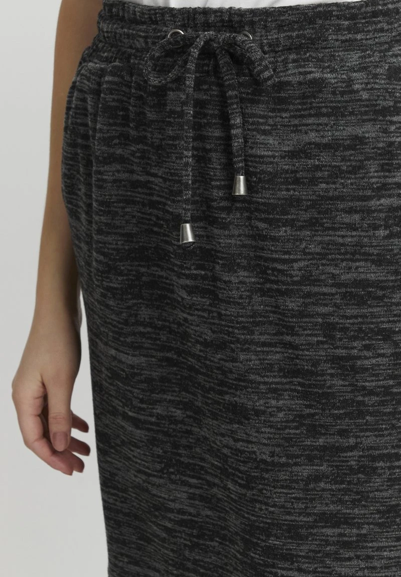 Oxmo BIRGA - Falda De Tubo - Dark Grey Melange , Mujer 6 Oxmo BIRGA - Falda De Tubo - Dark Grey Melange , Mujer - Image 4