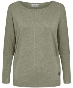 Oxmo OXHERDIS - Jersey De Punto - Seagrass Melange, Mujer -Oxmo Elegante tienda 77f2609d2c254467866c65922fe98e8c