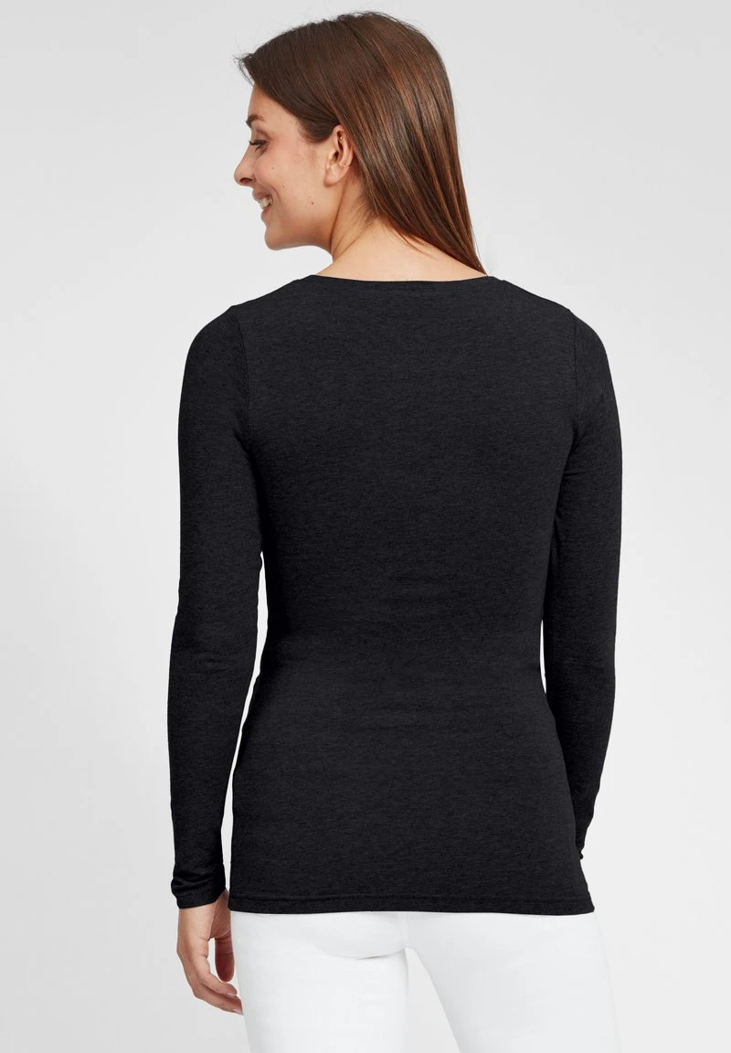 Oxmo OXMARIE - Camiseta De Manga Larga - Black , Mujer 5 Oxmo OXMARIE - Camiseta De Manga Larga - Black , Mujer - Image 3