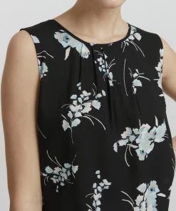 Oxmo OXESJA - Blusa - Black Mix , Mujer -Oxmo Elegante tienda 7b58cdf0561b4de9b9024c5ffa128b6d