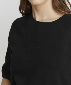 Oxmo JONNE - Camiseta Básica - Black , Mujer -Oxmo Elegante tienda 7cababbf28e24892aca5c6e660504ca5