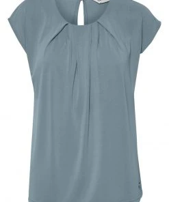 Oxmo BJALLA - Camiseta Estampada - Blue , Mujer -Oxmo Elegante tienda 7cb527b21a1e44c2b7b85e2bbb91c3ea