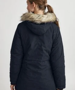 Oxmo OXLOKA - Abrigo De Invierno - Total Eclipse , Mujer -Oxmo Elegante tienda 7f79ed349fb34600b6adb081a05f12e4