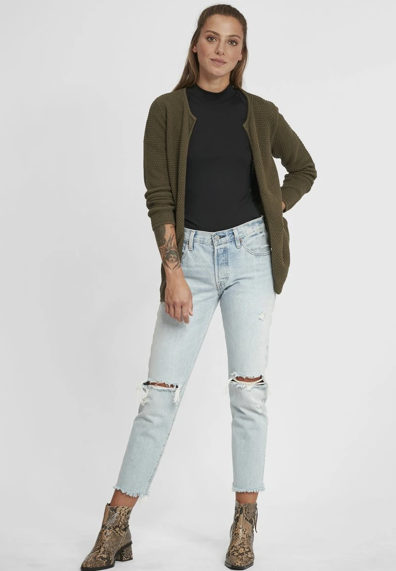 Oxmo OXHILDA - Chaqueta De Punto - Ivy Green , Mujer 4 Oxmo OXHILDA - Chaqueta De Punto - Ivy Green , Mujer - Image 2