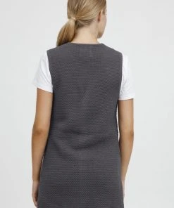 Oxmo OXHEIDI - Chaleco - Pewter , Mujer -Oxmo Elegante tienda 8507fa7b8d85428f8b553d6c1ebfa6a8